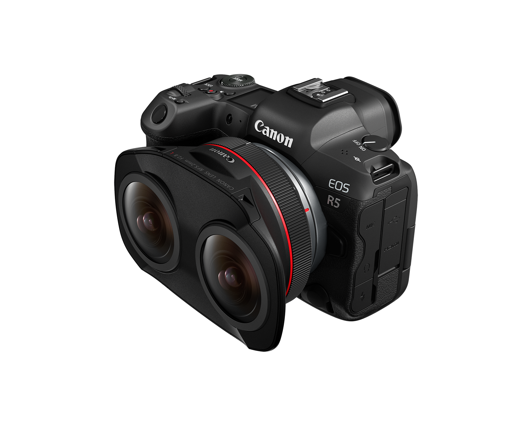 Canon R5C + Dual Fisheye — lloguer de càmera VR 180º Alta Qualitat